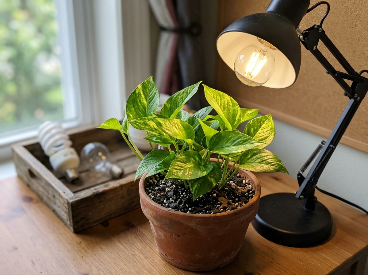 can a light bulb grow plants