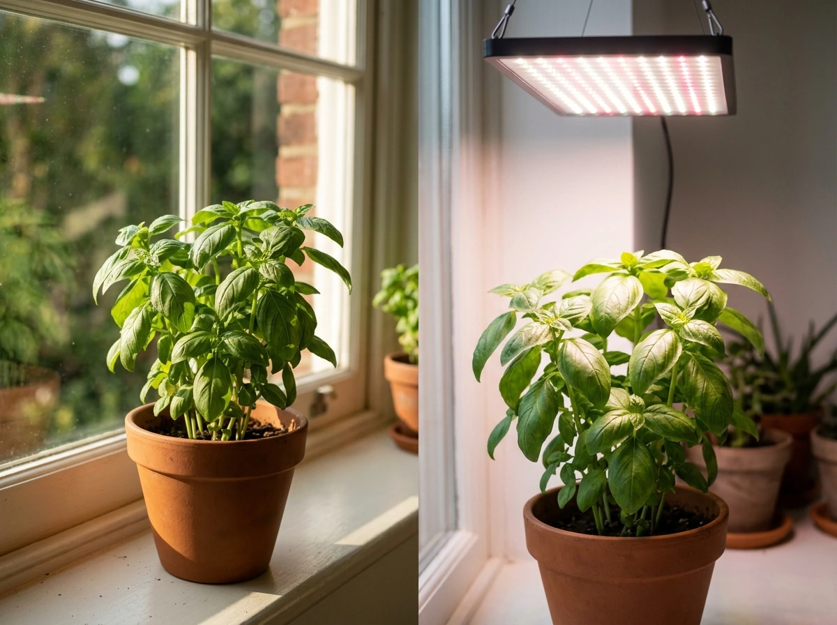 do plants grow better in sunlight or artificial light